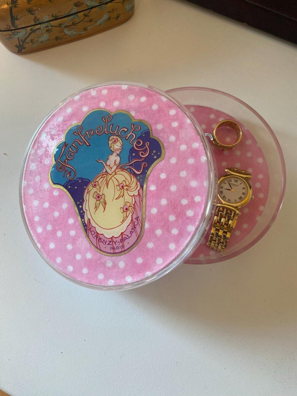 Decoupage Jewelry Box Trinket Box Vanity Tray